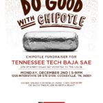 Baja SAE Fundraiser December 2nd at Chipotle