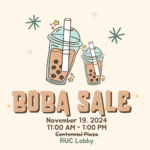 International Student Union Boba Tea Sale!