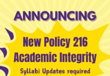 Update Syllabi to Reflect New Policy 216