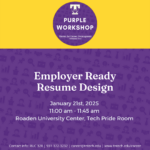 First Purple Career Readiness Workshop – Employer Ready Resume