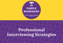 PURPLE Workshop – Professional Interviewing Strategies