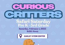 Curious Critters Safari Saturday (Pre K-3rd Grade)
