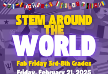 STEM Around the World Fab Friday (3rd-8th)