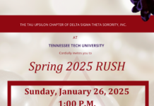 TTU Delta Sigma Theta Sorority, Inc. Chapter Rush Event – Sunday, Jan.26th
