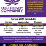 ERC Peer Support Spring Schedule