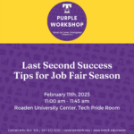PURPLE Career Readiness Workshop TODAY