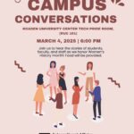 Women’s History Month Campus Conversations March 4th