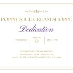 Poppie’s Ice Cream Shoppe Dedication