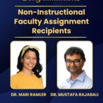 2025-2026 Non-Instructional Faculty Assignments Recipients