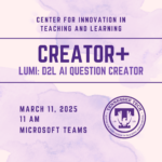 Creator+ Lumi: D2L AI Question Creator in iLearn