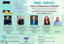 Join Us for Mad Topics: Anxiety & Depression in Education