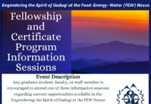 Information Sessions – Graduate Fellowship and Certificate Program Opportunities