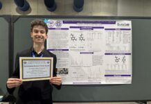 Chemistry Student Wins Poster Award at National Conference