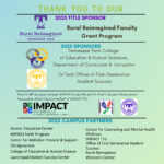 Thank You to Our Sponsors