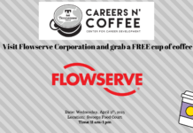 Flowserve Careers n’ Coffee on Wednesday, April 9