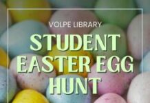 Volpe Library Student Easter Egg Hunt