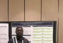 Vandyck Adade-Yeboah Wins Poster Award at National Conference