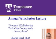 Winchester History Lecture-Tomorrow