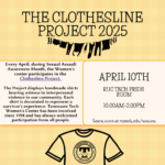 Today! The Clothesline Project 2025