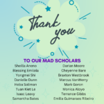 Mad Topics: Thanking Our Amazing Mad Scholars!