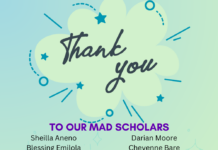 Mad Topics: Thanking Our Amazing Mad Scholars!