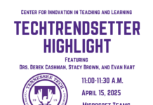 CITL TechTrendsetters Highlight: Drs. Derek Cashman, Stacy Brown, and Evan Hart