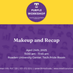 PURPLE Workshop on Thursday, April 24, TPR