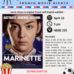 Last French Movie April 16 in Henderson Hall 205