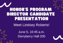 Honors Program Campus-wide Interview – Lindsey Roberts