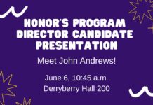 Honors Program Campus-wide Interview – John Andrews