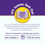 2025 CITL Summer Book Club: Teaching with AI
