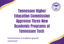 Three New Academic Programs Approved by THEC