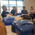 TTU police personnel recently completed CPR and AED training