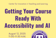 CITL Getting Your Course Ready with AI and Accessibility