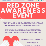 Redzone Awareness on the Quad!