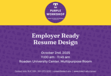 Oct. 2 Purple Career Readiness Employer Ready Resume Workshop