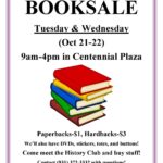 HISTORY CLUB BOOK SALE IN THE CENTENNIAL PLAZA TODAY & TOMORROW