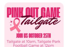 Pink Out Game & Tailgate – Oct. 25th