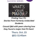 Finding Your Fit: Stories from Formerly Undecided Students