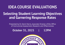 Course Evaluation Information Session with IARE – October 31