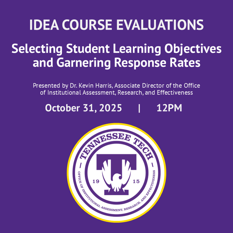 Course Evaluation Information Session with IARE – October 31