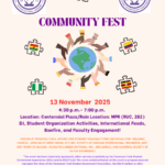 Community Fest – Thursday, November 13th, from 4:30 –7:00 PM at Centennial Plaza