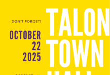 Don’t Forget: Virtual Talon Campus Town Hall – October 22, 9:00-10:00 a.m.