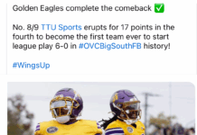 TTU’s Football team has made a HUGE Comeback!