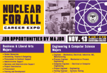 Nuclear For All Career Expo, Tues., 11/13 – Calling ALL Majors