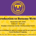 Introduction to Resume Writing Workshop