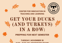 Get Your Ducks (and Turkeys) in a Row: Prepping for Next Semester