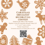 Last chance to enter Christmas Ornament Decorating Contest!