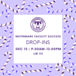 Watermark 2025 Annual Evaluation Drop-Ins
