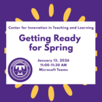 CITL Getting Ready for Spring 2026